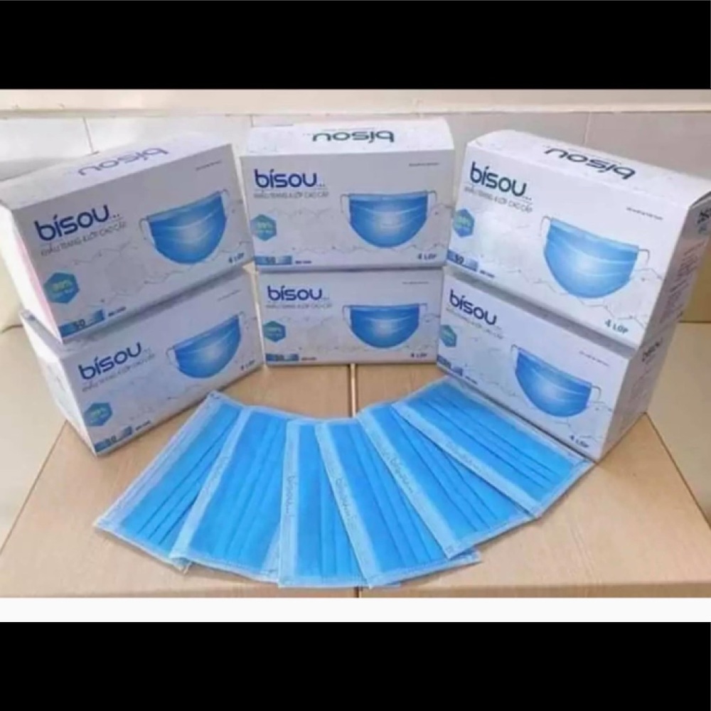 2 boxes 100 pcs Face masks disposal 4 ply.
